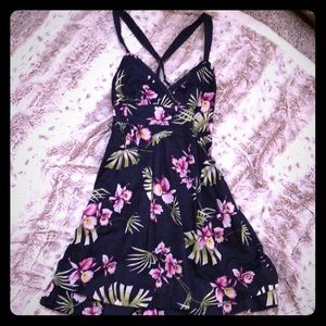 Floral/tropical HCO dress